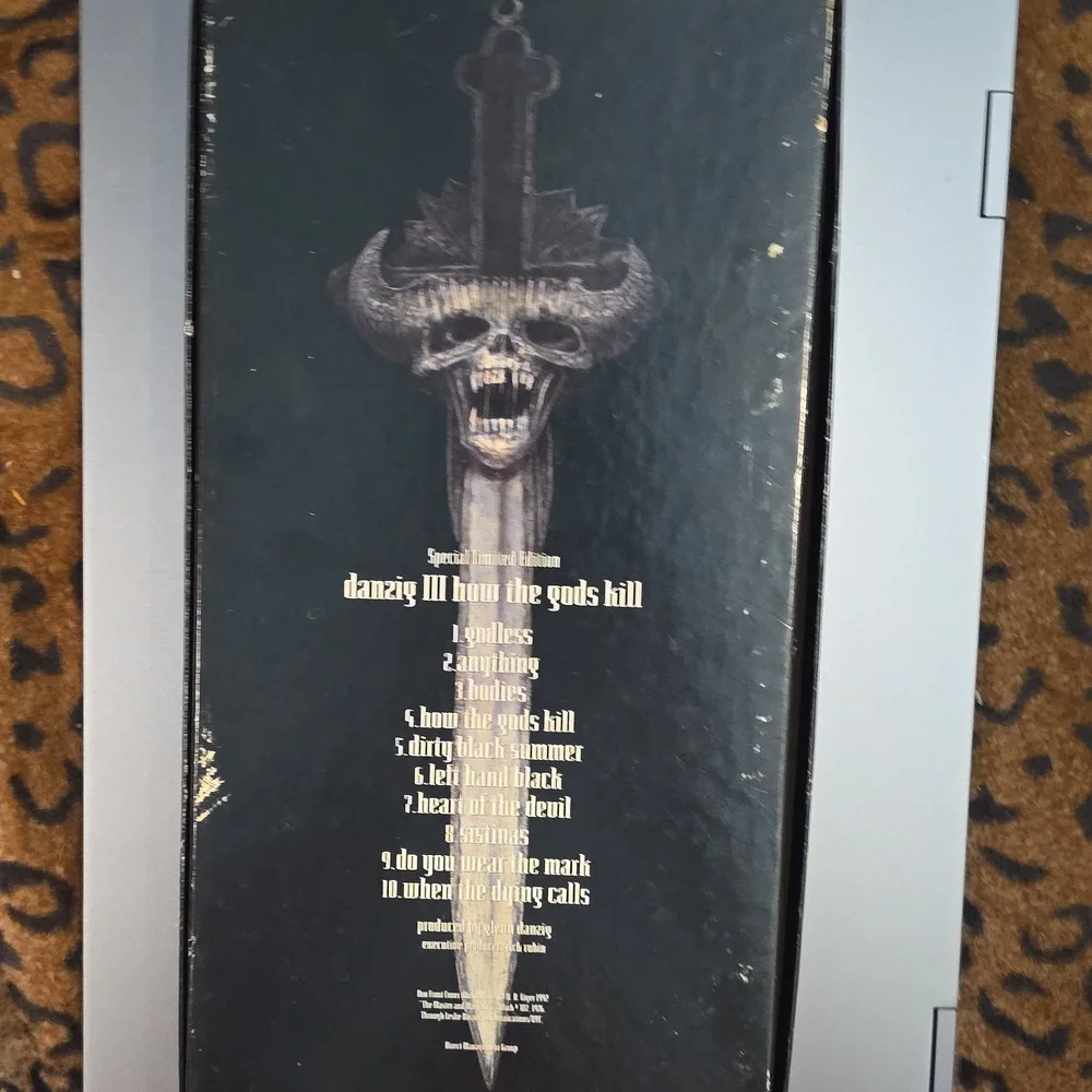 Limited Edition Danzig III How The Gods Kill Box Set With New VHS Tape